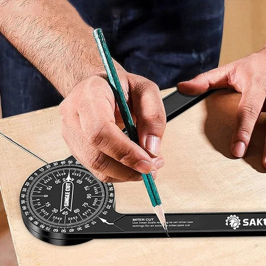 7-inch Aluminum Mitre Saw Conveyor | Precision Angle Finder