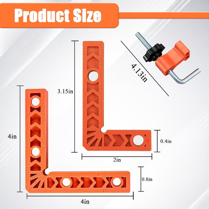 90 Degree Corner Clamp & Positioning Square Set