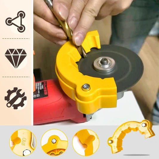 Multipurpose Drill Bit Sharpener for Angle Grinders