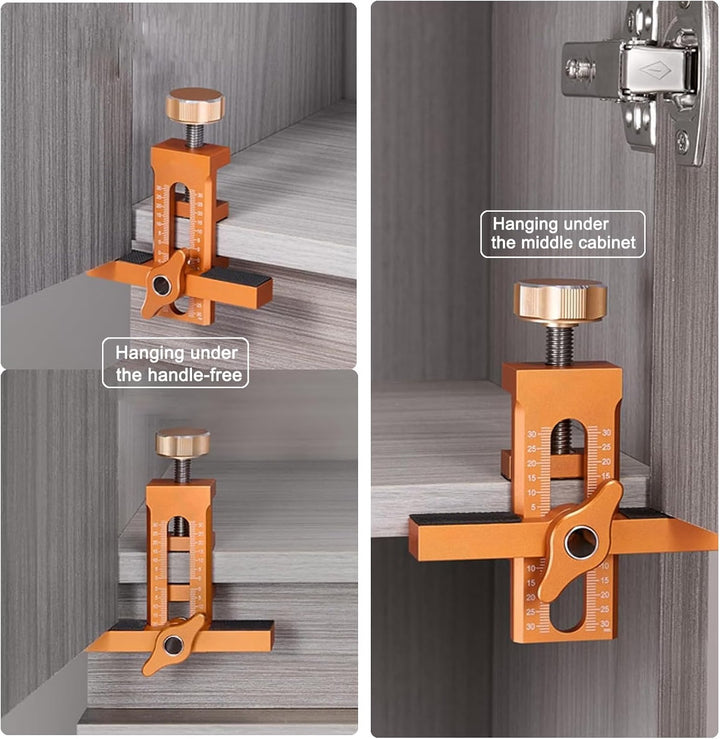2-in-1 Precision Cabinet Door Mounting Jig