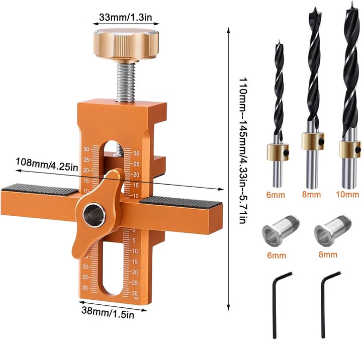2-in-1 Precision Cabinet Door Mounting Jig