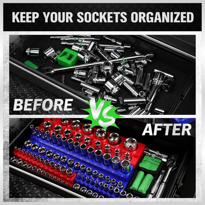 Professional 143-Piece Socket Organizer Set