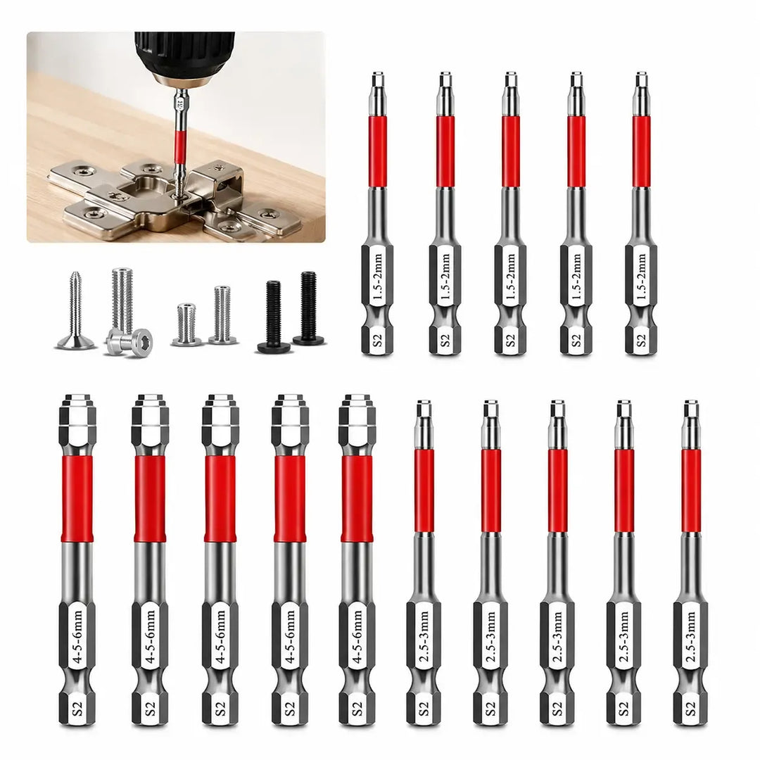 Pagoda Stepped Hex Allen Wrench Bit Set