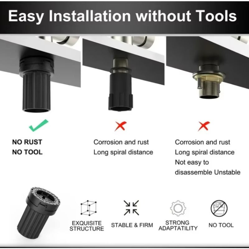 Quick-Install Anti-Loosening Faucet Nut