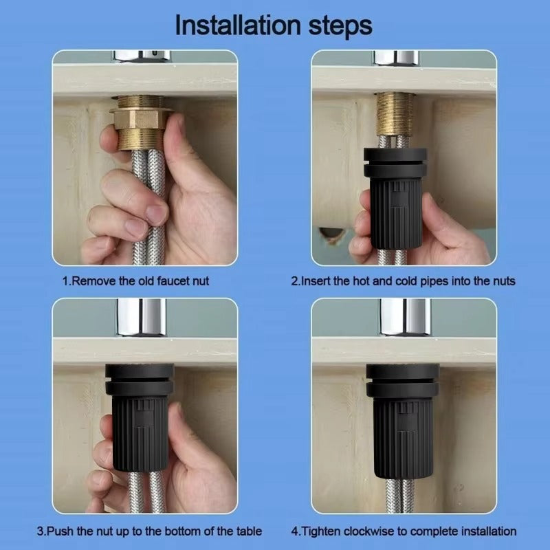 Quick-Install Anti-Loosening Faucet Nut