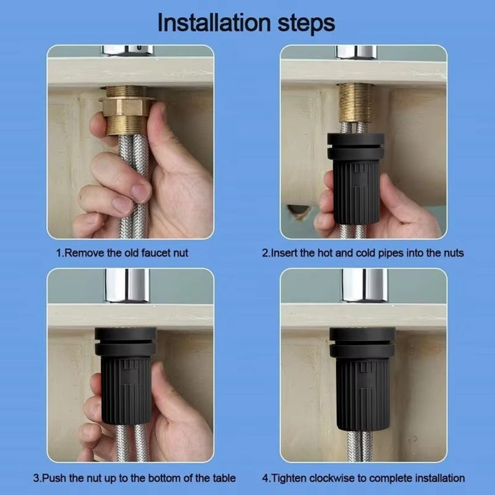 Quick-Install Anti-Loosening Faucet Nut
