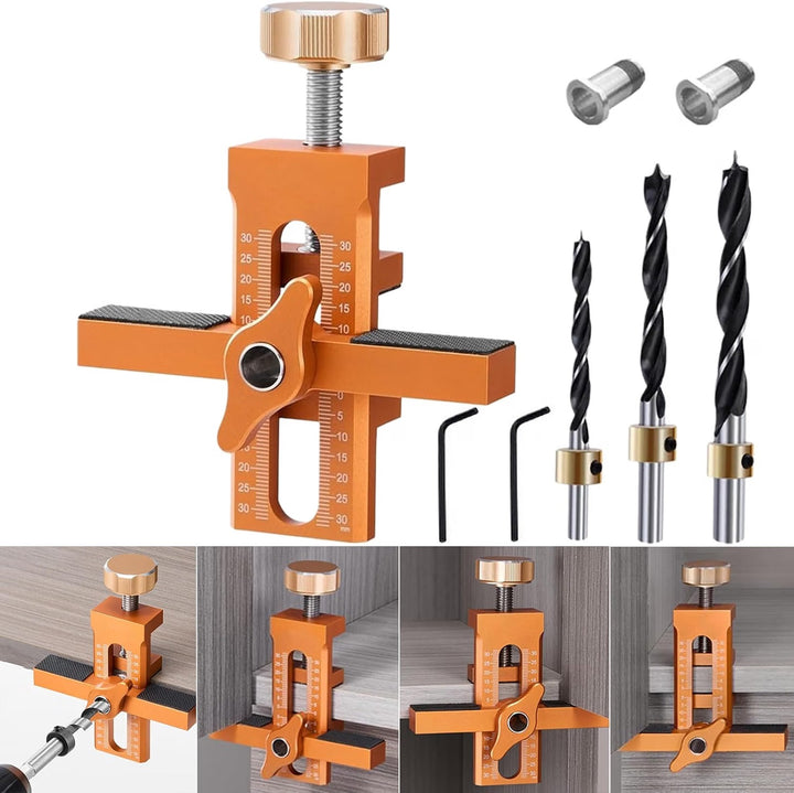 2-in-1 Precision Cabinet Door Mounting Jig