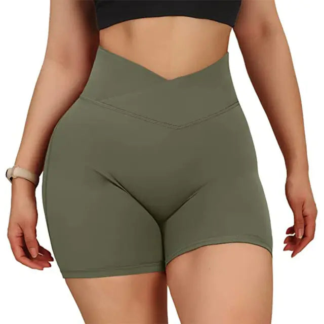 High Waist Yoga Fit Shorts