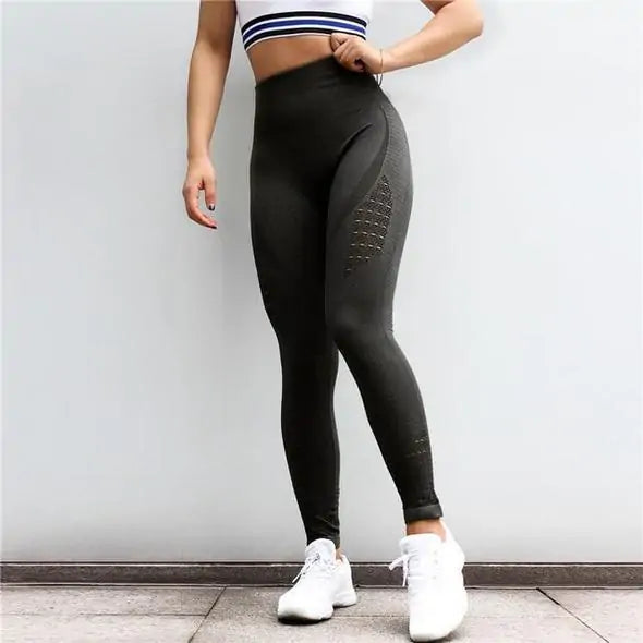 High Waist Mesh Leggings