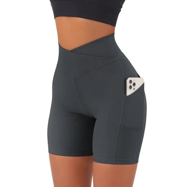 High Waist Yoga Fit Shorts