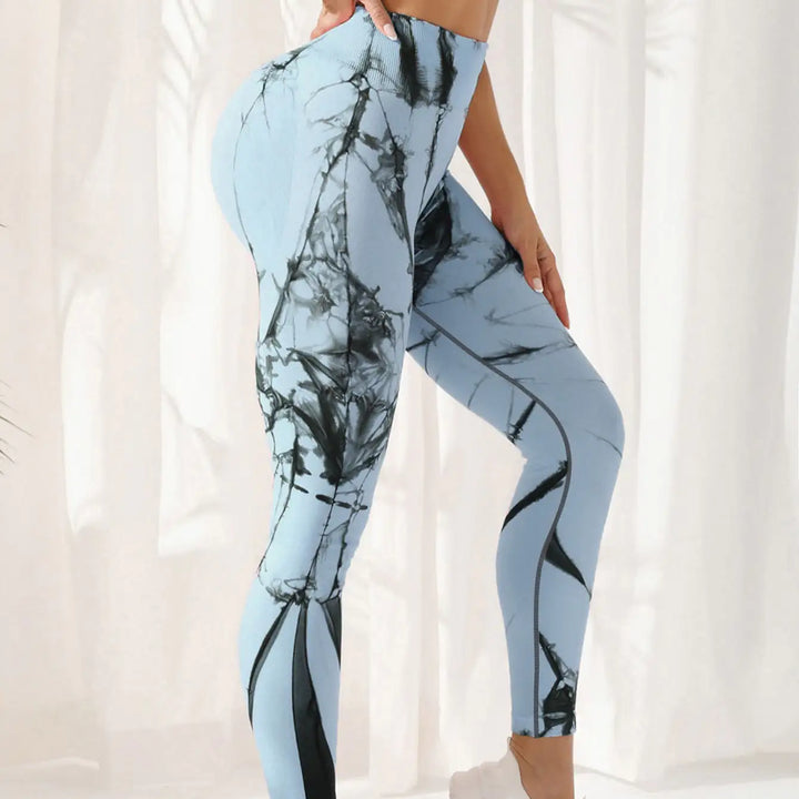 High Waist Spandex Tie-Dye Leggings