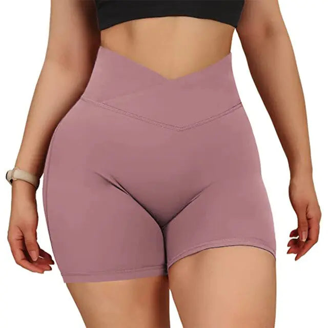 High Waist Yoga Fit Shorts