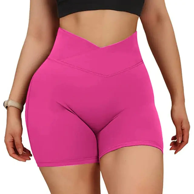 High Waist Yoga Fit Shorts