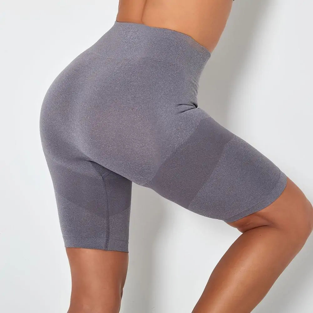 Women Seamless High Waist Shorts